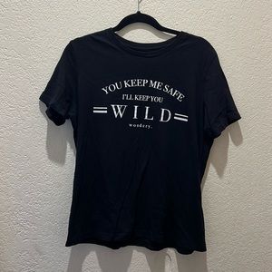 You Keep Me Safe I’ll Keep You WILD Wondery t-shirt